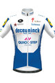 Cyklistický dres s krátkým rukávem - QUICKSTEP 2020 - bílá/modrá