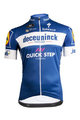Cyklistický dres s krátkým rukávem - QUICKSTEP 2019 - modrá/bílá