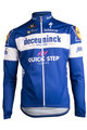 Cyklistický dres s dlouhým rukávem letní - QUICKSTEP 19 SUMMER - bílá/modrá