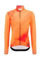 SANTINI Cyklistický dres s dlouhým rukávem zimní - PURE DYE - oranžová