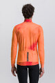 SANTINI Cyklistický dres s dlouhým rukávem zimní - PURE DYE - oranžová