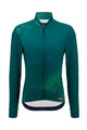 SANTINI Cyklistický dres s dlouhým rukávem zimní - PURE DYE - zelená