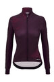 SANTINI Cyklistický dres s dlouhým rukávem zimní - PURE DYE - bordó
