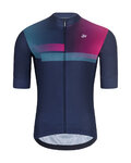 HOLOKOLO Cyklistický krátký dres a krátké kalhoty - SPECTRO - antracitová/modrá
