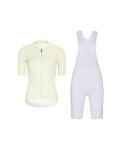 RIVANELLE Cyklistický krátký dres a krátké kalhoty - ELEVATE - bílá/ivory
