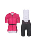 RIVANELLE Cyklistický krátký dres a krátké kalhoty - LOVELY - antracitová/růžová