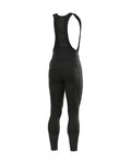 ALÉ Cyklistické kalhoty dlouhé s laclem - R-EV1 CLIMA WARM - černá