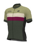 ALÉ Cyklistický dres s krátkým rukávem - OFF ROAD - GRAVEL CHAOS - zelená