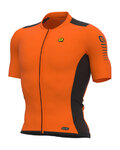 ALÉ Cyklistický dres s krátkým rukávem - R-EV1  RACE 2.0 - oranžová