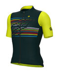 ALÉ Cyklistický dres s krátkým rukávem - LOGO PR-S - zelená
