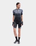 ALÉ Cyklistický dres s krátkým rukávem - SOLID LEVEL LADY - šedá