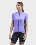 ALÉ Cyklistický dres bez rukávů - SOLID COLOR BLOCK LADY - fialová