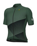 ALÉ Cyklistický dres s krátkým rukávem - WEB PR-E - zelená