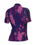 ALÉ Cyklistický dres s krátkým rukávem - LEAF PR-S - růžová