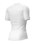 ALÉ Cyklistické triko s krátkým rukávem - SCATTO INTIMO - bílá