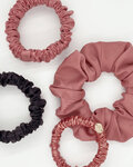ATHLEEYA gumičky do vlasů - SCRUNCHIE SET - bronzová