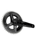 SRAM kliky s převodníkem - RIVAL D1 QUARQ ROAD POWER METER DUB 160 48-35 - černá