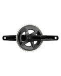 SRAM kliky s převodníkem - RIVAL D1 QUARQ ROAD POWER METER DUB 160 48-35 - černá