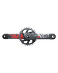 SRAM kliky s převodníkem - X01 EAGLE SUPERBOOST+ DUB 12s 175 - černá