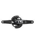 SRAM kliky s převodníkem - X0 EAGLE Q174 CL55 DUB 165mm - černá