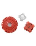 SRAM opravná sada brzdového třmenu - DISC BRAKE CALIPER PAD ADJUSTER KNOB KIT BB7 2008-2016 - červená