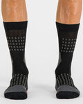SPORTFUL Cyklistické ponožky klasické - APEX - šedá/černá
