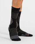 SPORTFUL Cyklistické ponožky klasické - APEX - šedá/černá