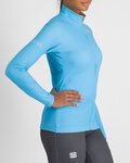SPORTFUL Cyklistický dres s dlouhým rukávem zimní - DORO W - modrá