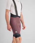 SPORTFUL Cyklistické kalhoty krátké s laclem - SUPERGIARA - bordó