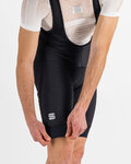 SPORTFUL Cyklistické kalhoty krátké s laclem - FIANDRE NORAIN 2 - černá