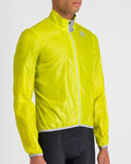 SPORTFUL Cyklistická větruodolná bunda - HOT PACK EASYLIGHT - žlutá