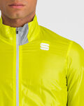 SPORTFUL Cyklistická větruodolná bunda - HOT PACK EASYLIGHT - žlutá