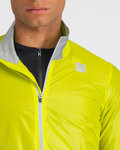 SPORTFUL Cyklistická větruodolná bunda - HOT PACK EASYLIGHT - žlutá
