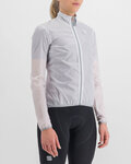 SPORTFUL Cyklistická voděodolná pláštěnka - HOT PACK EASYLIGHT - bílá