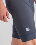 SPORTFUL Cyklistické kalhoty krátké s laclem - BODYFIT PRO - modrá