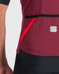 SPORTFUL Cyklistická větruodolná bunda - FIANDRE LIGHT NORAIN - bordó