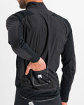 SPORTFUL Cyklistická voděodolná pláštěnka - HOT PACK NORAIN - černá