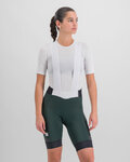 SPORTFUL Cyklistické kalhoty krátké s laclem - SUPERGIARA W - zelená