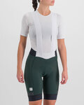 SPORTFUL Cyklistické kalhoty krátké s laclem - SUPERGIARA - zelená