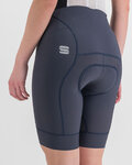 SPORTFUL Cyklistické kalhoty krátké s laclem - BODYFIT LTD W - modrá