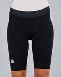 SPORTFUL Cyklistické kalhoty krátké bez laclu - TOTAL COMFORT - černá