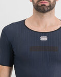 SPORTFUL Cyklistické triko s krátkým rukávem - PRO BASELAYER - modrá