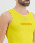 SPORTFUL Cyklistické triko s krátkým rukávem - PRO BASELAYER - žlutá