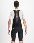 SPORTFUL Cyklistické kalhoty krátké s laclem - BODYFIT PRO THERMAL - černá