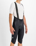 SPORTFUL Cyklistické kalhoty krátké s laclem - BODYFIT PRO THERMAL - černá