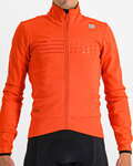 SPORTFUL Cyklistická zateplená bunda - TEMPO - červená