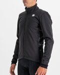 SPORTFUL Cyklistická větruodolná bunda - NEO SOFTSHELL - černá