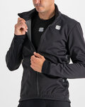 SPORTFUL Cyklistická větruodolná bunda - NEO SOFTSHELL - černá