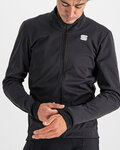 SPORTFUL Cyklistická větruodolná bunda - NEO SOFTSHELL - černá