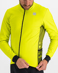 SPORTFUL Cyklistická větruodolná bunda - NEO SOFTSHELL - žlutá